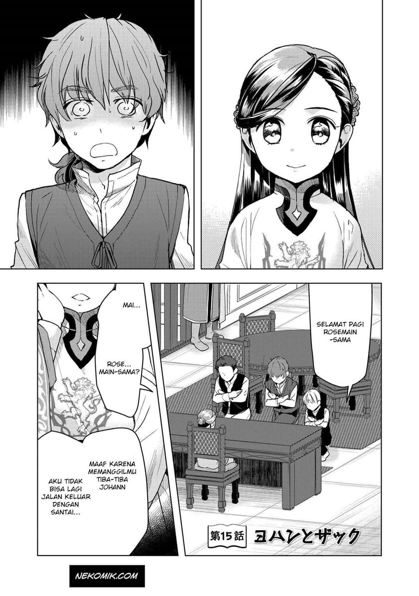 Honzuki no Gekokujou: Part 3 Chapter 15 Bahasa Indonesia
