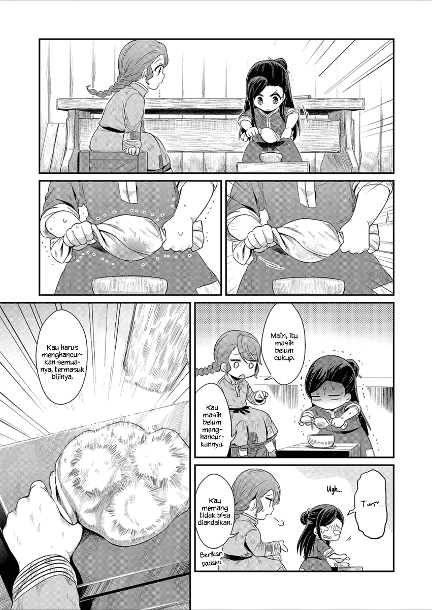 Honzuki no Gekokujou Chapter 03 Bahasa Indonesia