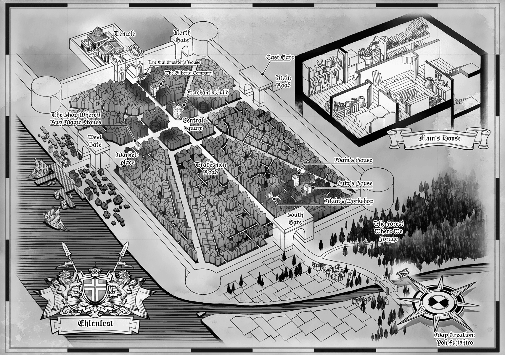 Honzuki no Gekokujou Chapter 15 Bahasa Indonesia