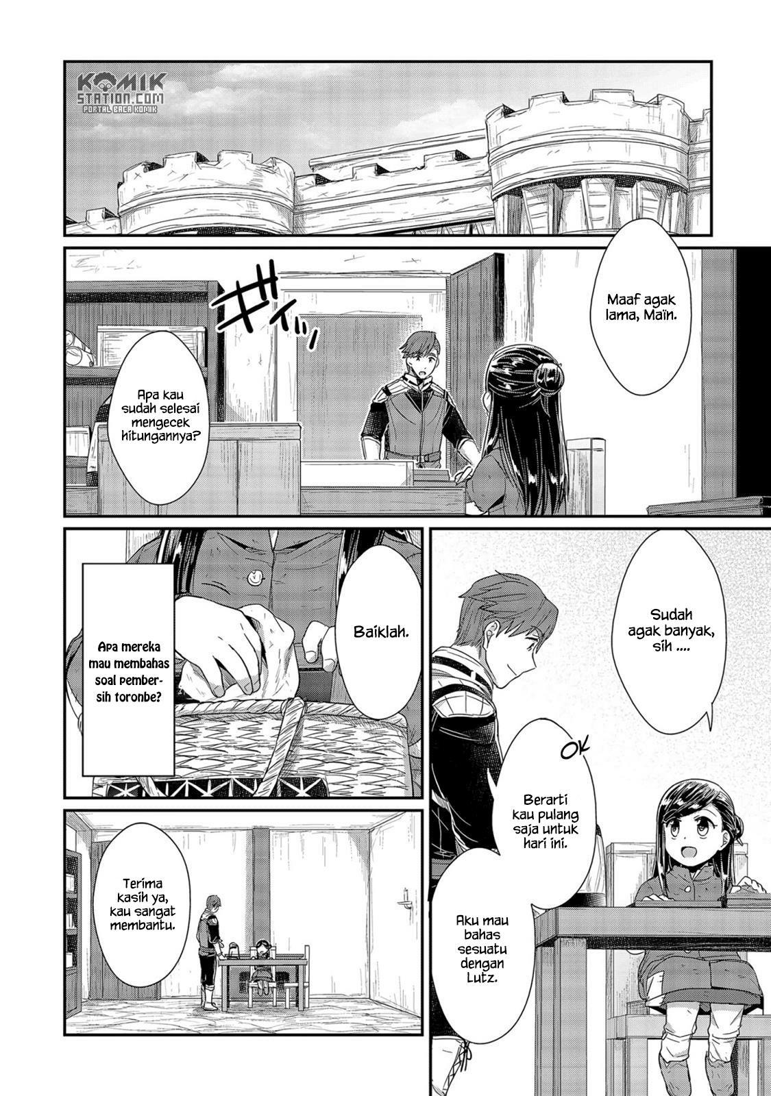 Honzuki no Gekokujou Chapter 23 Bahasa Indonesia