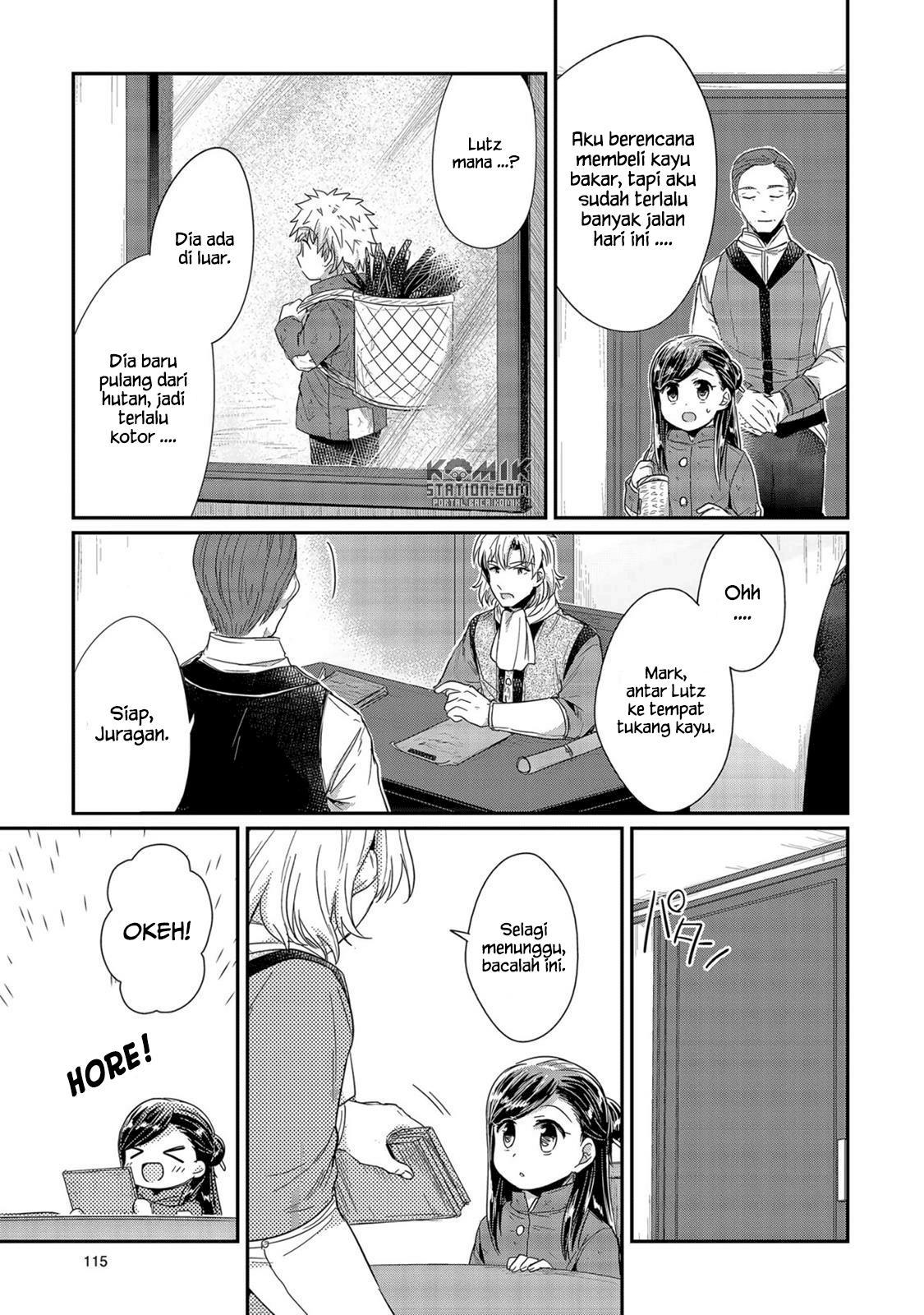 Honzuki no Gekokujou Chapter 23 Bahasa Indonesia