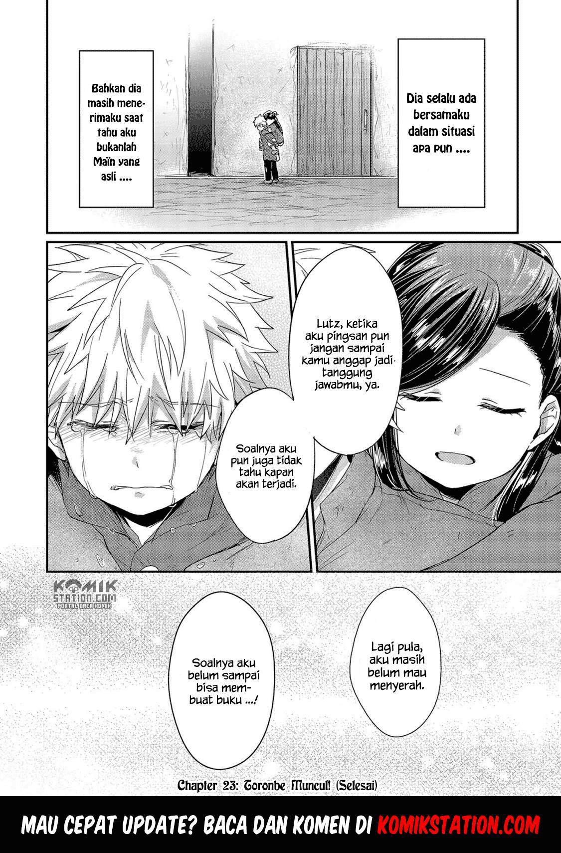 Honzuki no Gekokujou Chapter 23 Bahasa Indonesia