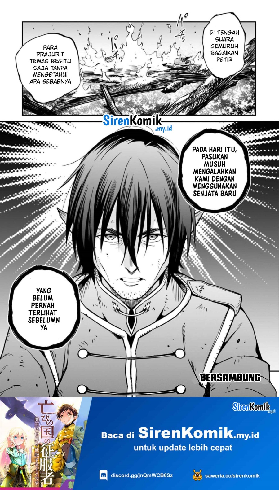 Horobi no Kuni no Seifukusha – Maou wa Sekai wo Seifuku suru you desu Chapter 33 Bahasa Indonesia