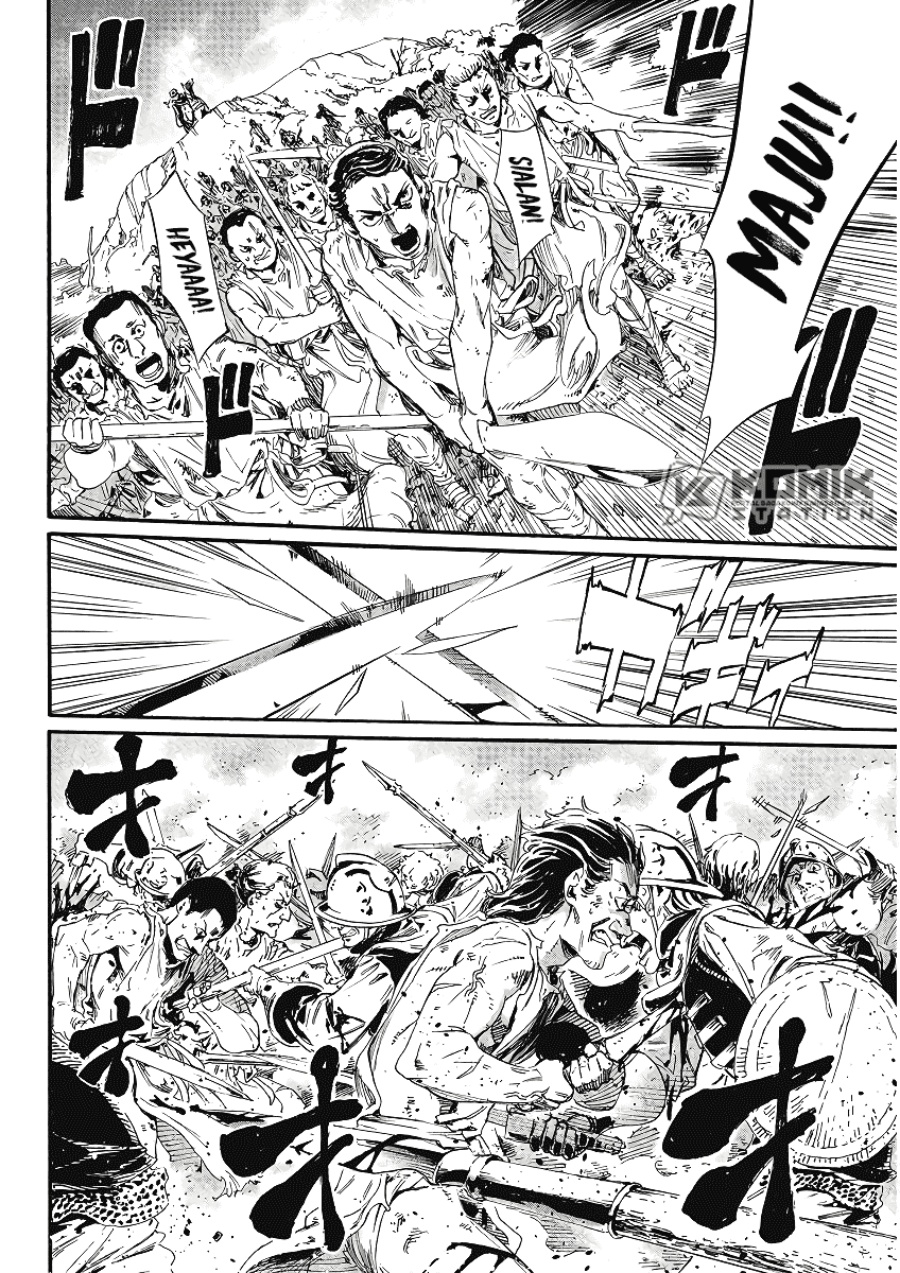 Horyo Eiyuu: Sute koma ni sareta Kendo wa Tekikoku de Nariagaru chapter 1