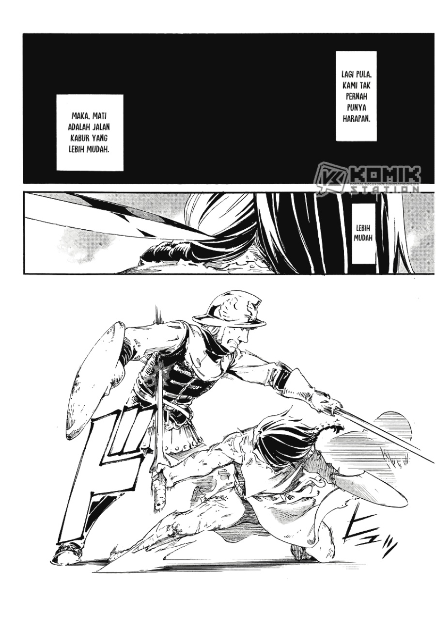 Horyo Eiyuu: Sute koma ni sareta Kendo wa Tekikoku de Nariagaru chapter 1