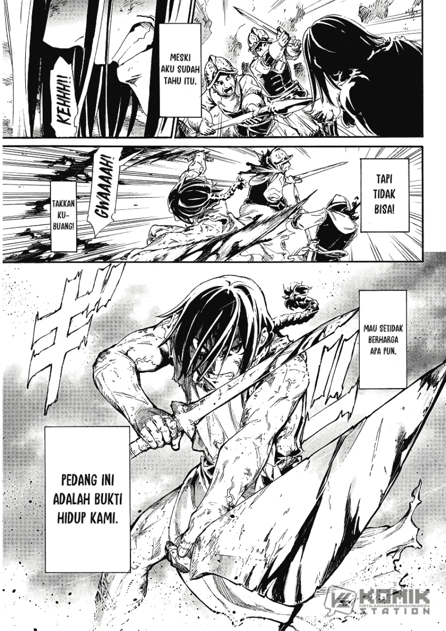 Horyo Eiyuu: Sute koma ni sareta Kendo wa Tekikoku de Nariagaru chapter 1