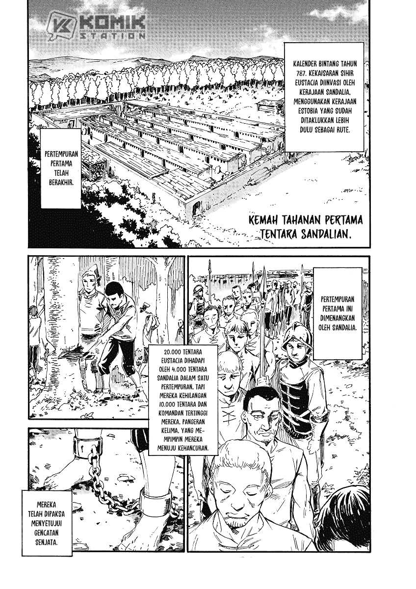 Horyo Eiyuu: Sute koma ni sareta Kendo wa Tekikoku de Nariagaru chapter 2
