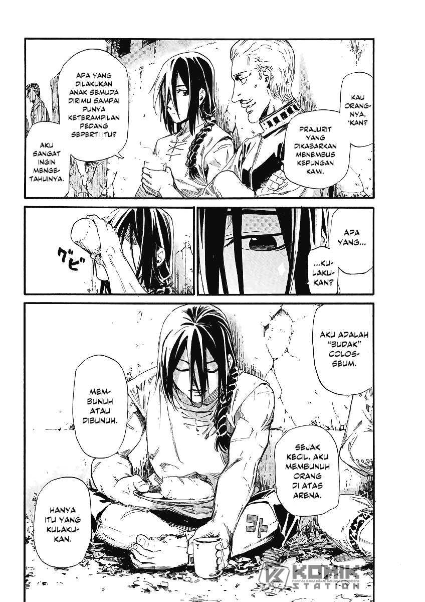 Horyo Eiyuu: Sute koma ni sareta Kendo wa Tekikoku de Nariagaru chapter 2