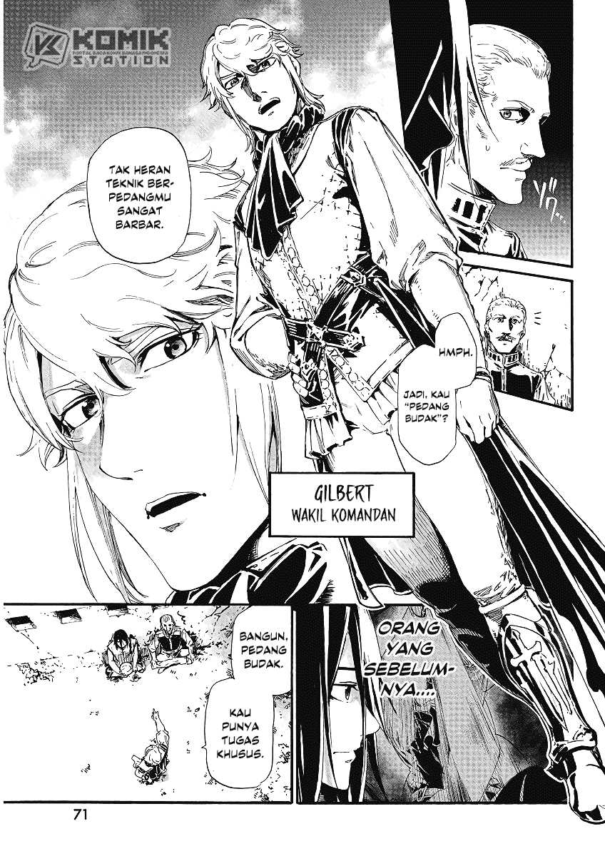 Horyo Eiyuu: Sute koma ni sareta Kendo wa Tekikoku de Nariagaru chapter 2