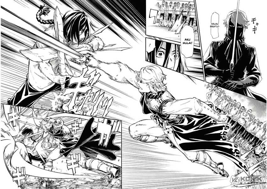 Horyo Eiyuu: Sute koma ni sareta Kendo wa Tekikoku de Nariagaru chapter 2