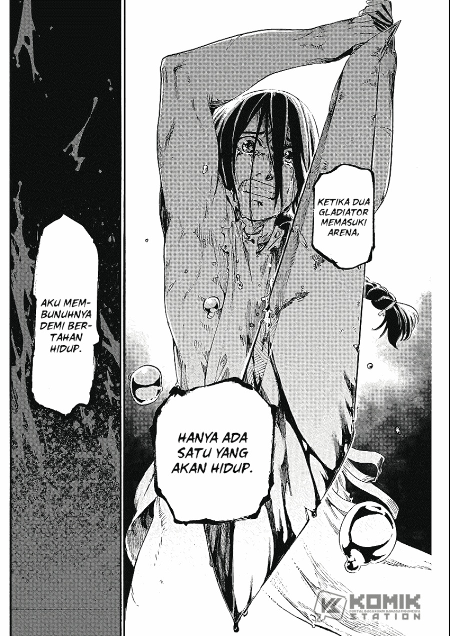 Horyo Eiyuu: Sute koma ni sareta Kendo wa Tekikoku de Nariagaru Chapter 03 Bahasa Indonesia