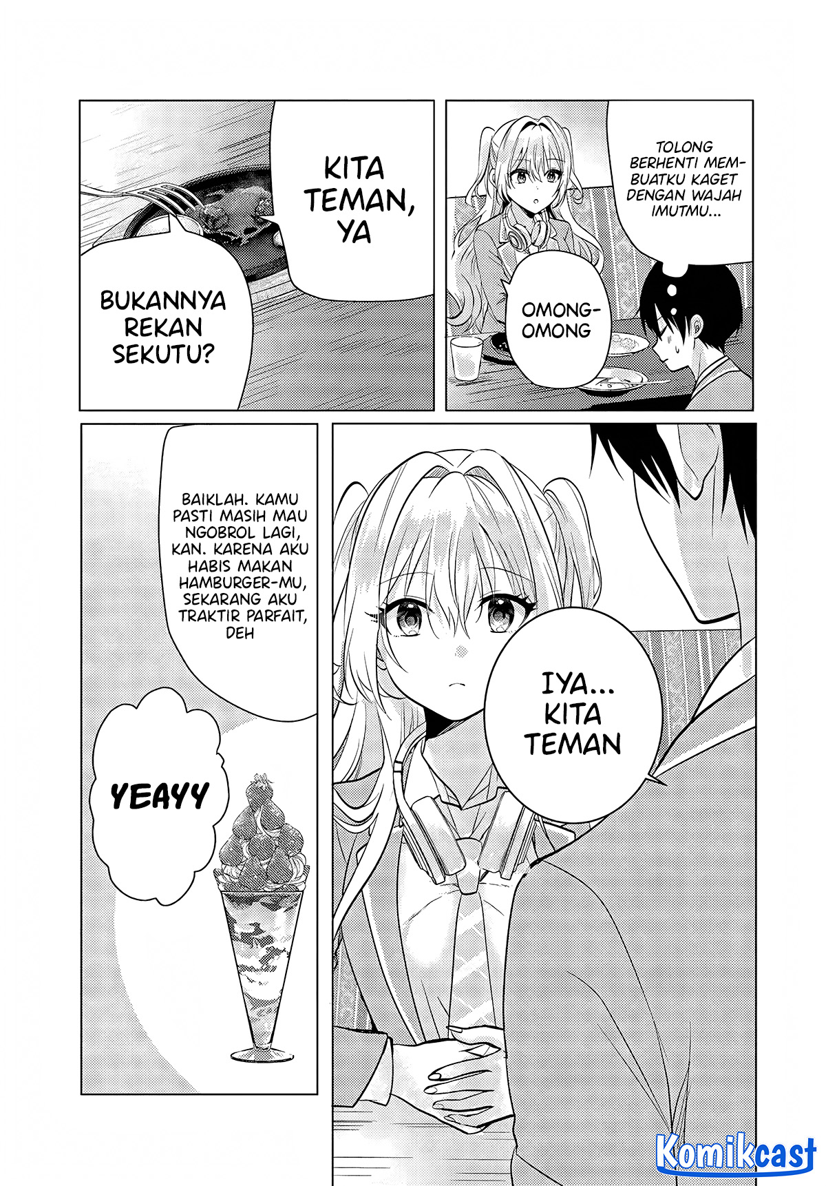 Houkago, Famiresu de, Kurasu no Ano Ko to chapter 4