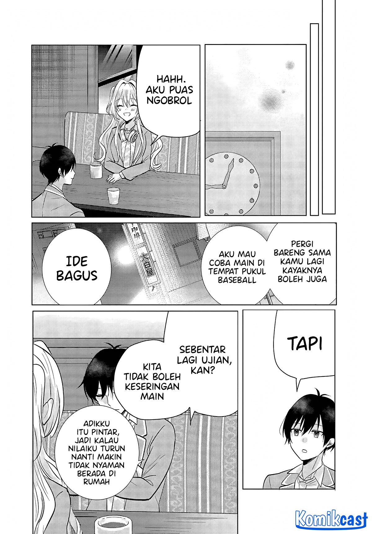 Houkago, Famiresu de, Kurasu no Ano Ko to chapter 4