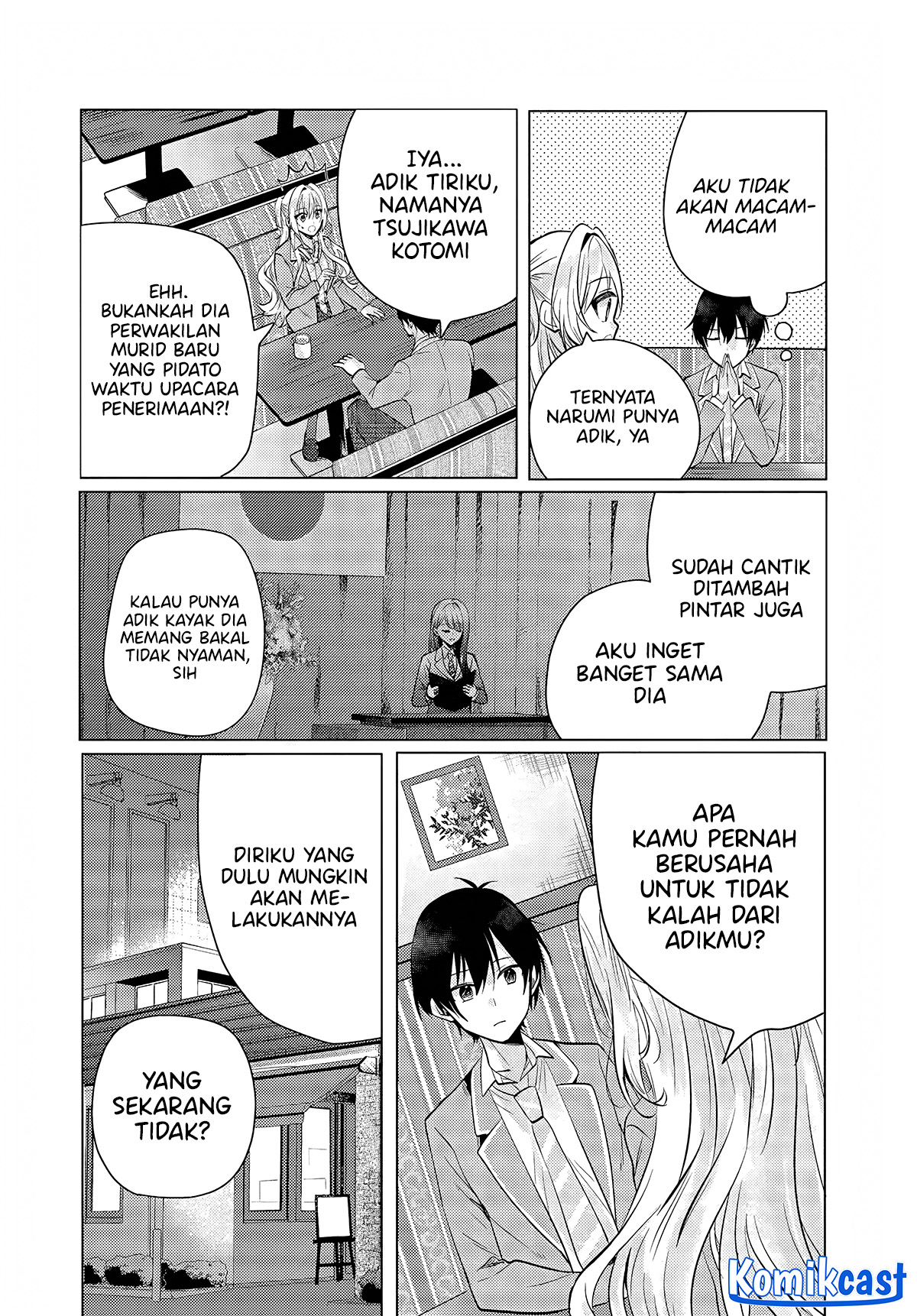 Houkago, Famiresu de, Kurasu no Ano Ko to chapter 4