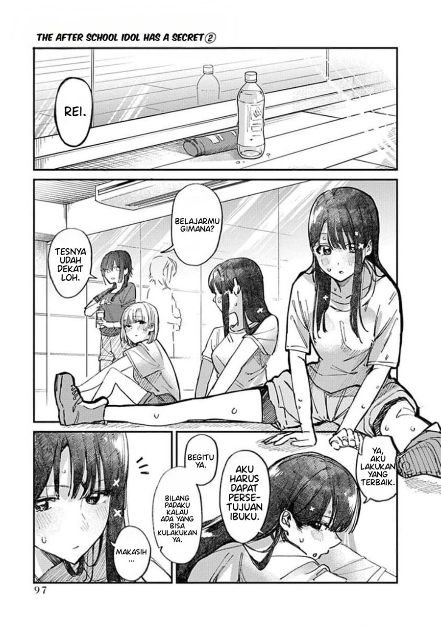 Houkago no Idol ni wa Himitsu ga aru Chapter 13 Bahasa Indonesia