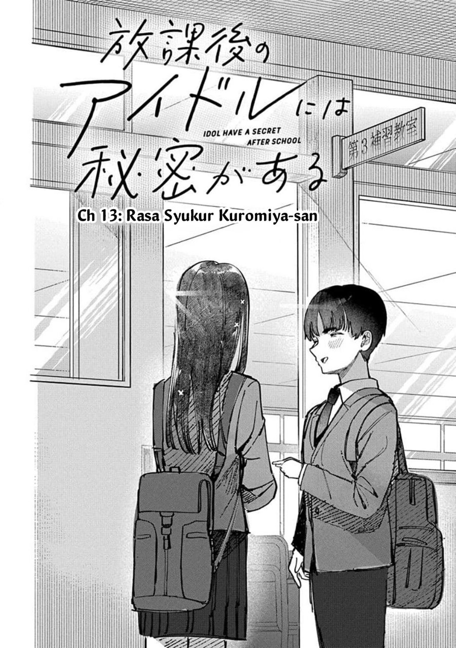 Houkago no Idol ni wa Himitsu ga aru Chapter 13 Bahasa Indonesia