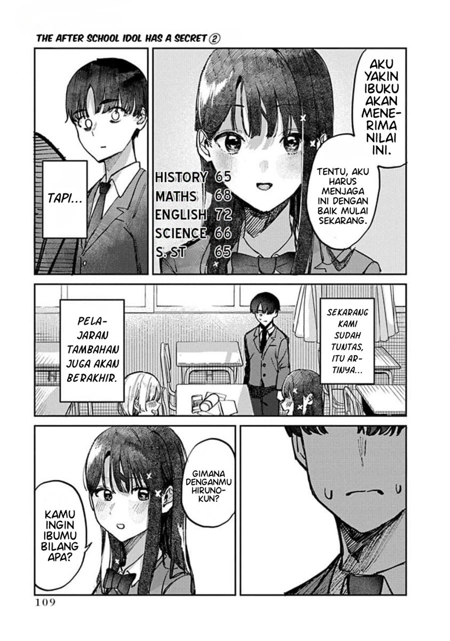 Houkago no Idol ni wa Himitsu ga aru Chapter 13 Bahasa Indonesia