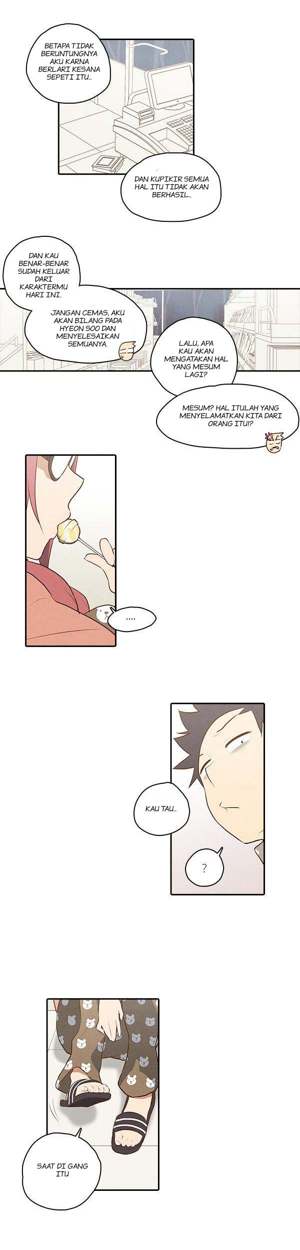 How to Open a Triangular Riceball Chapter 28 Bahasa Indonesia