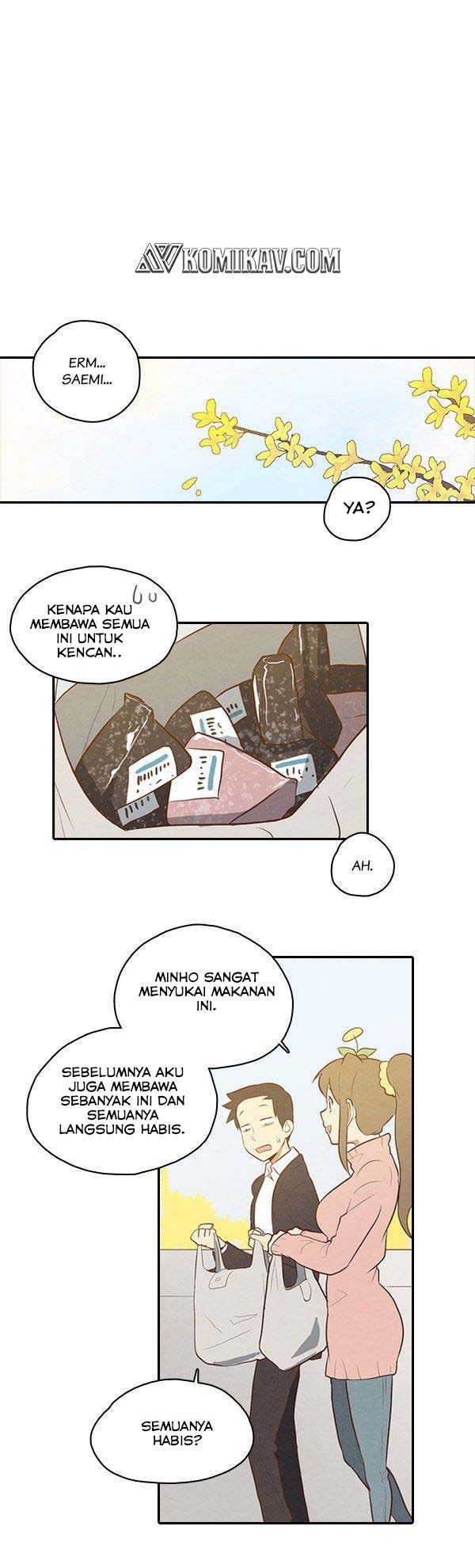 How to Open a Triangular Riceball Chapter 31 Bahasa Indonesia