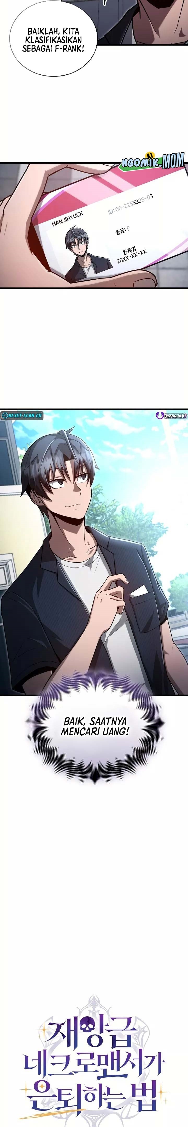 How a Catastrophic Necromancer Retires Chapter 02 Bahasa Indonesia