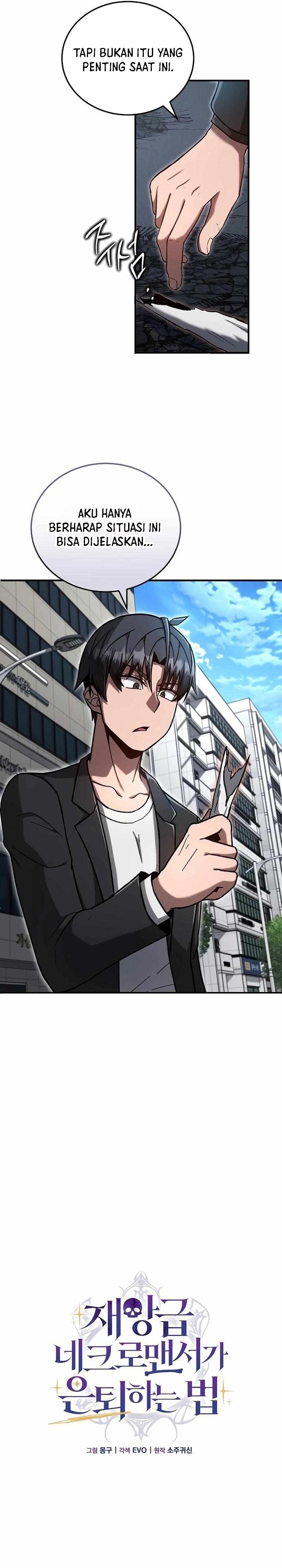 How a Catastrophic Necromancer Retires Chapter 13 Bahasa Indonesia