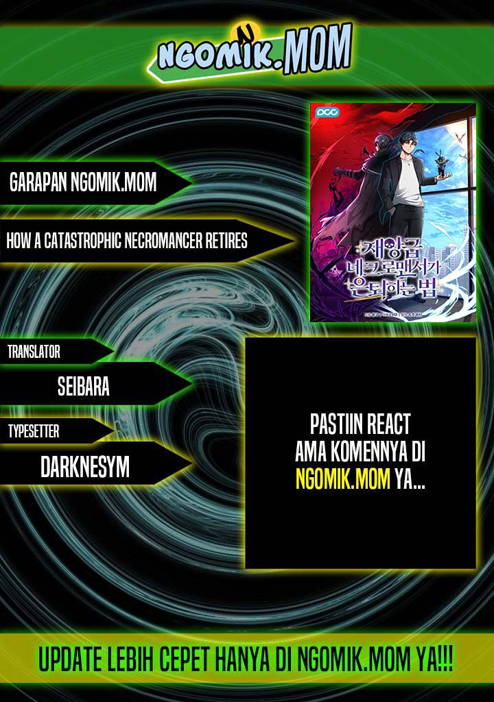 How a Catastrophic Necromancer Retires Chapter 23 Bahasa Indonesia