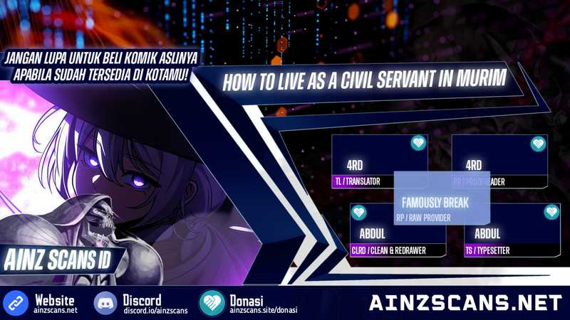 How to Live as a Civil Servant in Murim chapter 1