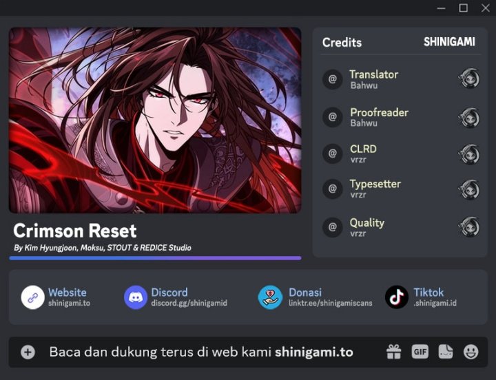 How to Live as the Vampire Lord (Crimson Reset) Chapter 06 Bahasa Indonesia