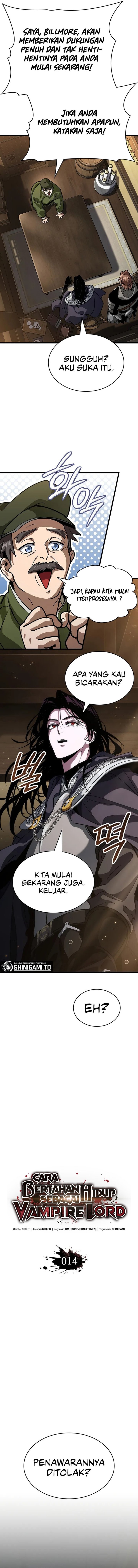 How to Live as the Vampire Lord (Crimson Reset) Chapter 14 Bahasa Indonesia