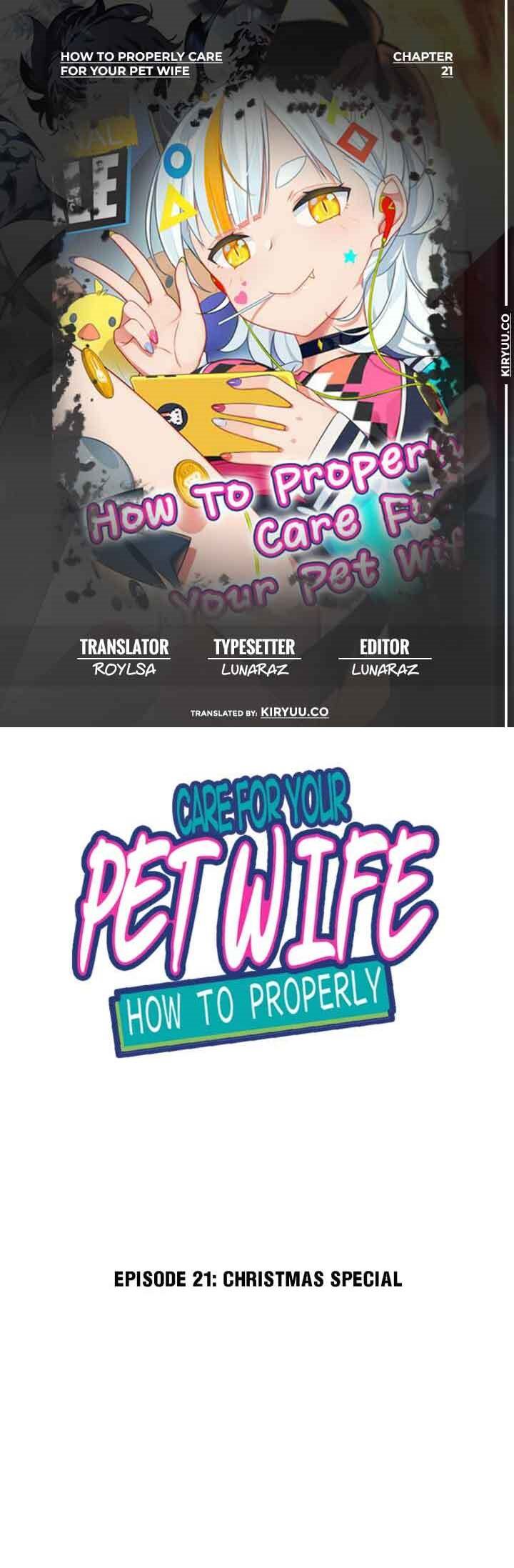 How To Properly Care For Your Pet Wife Chapter 21 Bahasa Indonesia