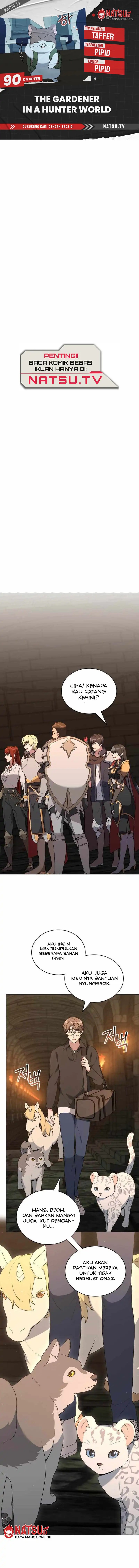 Hunter World’s Gardener Chapter 90 Bahasa Indonesia