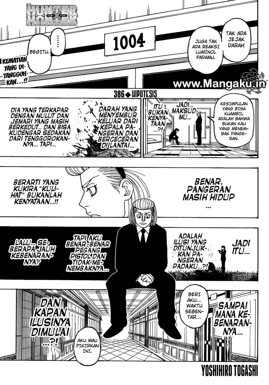 Hunter x Hunter Chapter 388 Bahasa Indonesia