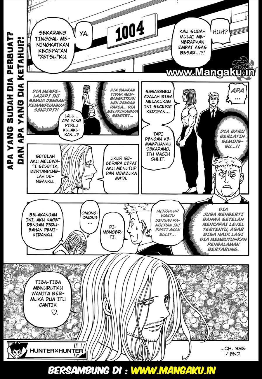 Hunter x Hunter Chapter 388 Bahasa Indonesia