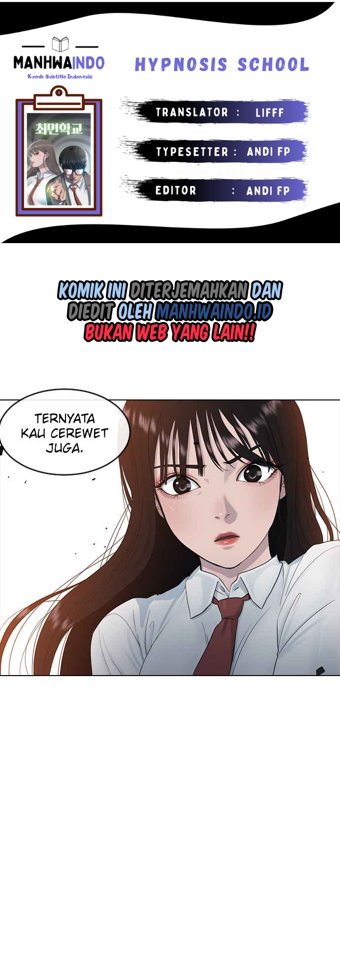 Hypnosis School Chapter 10 Bahasa Indonesia