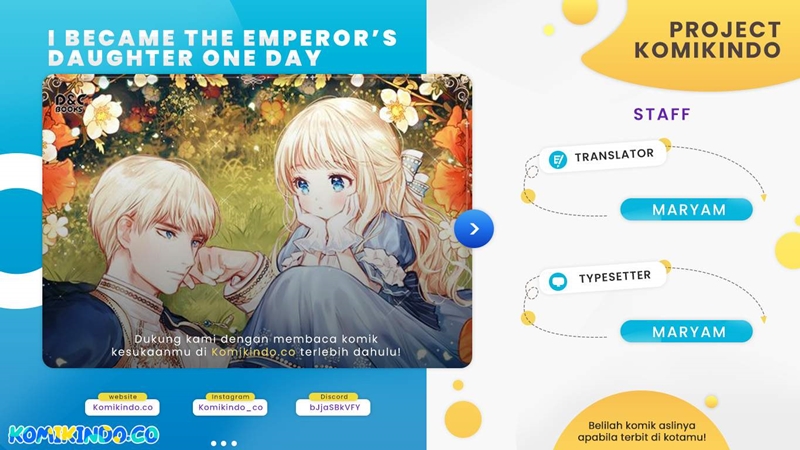 I Became The Emperor’s Daughter One Day chapter 51