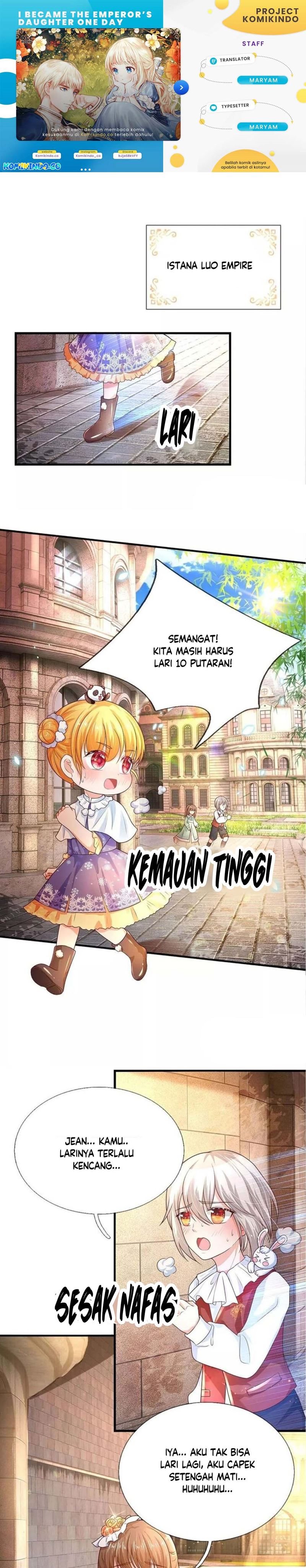 I Became The Emperor’s Daughter One Day Chapter 70 Bahasa Indonesia