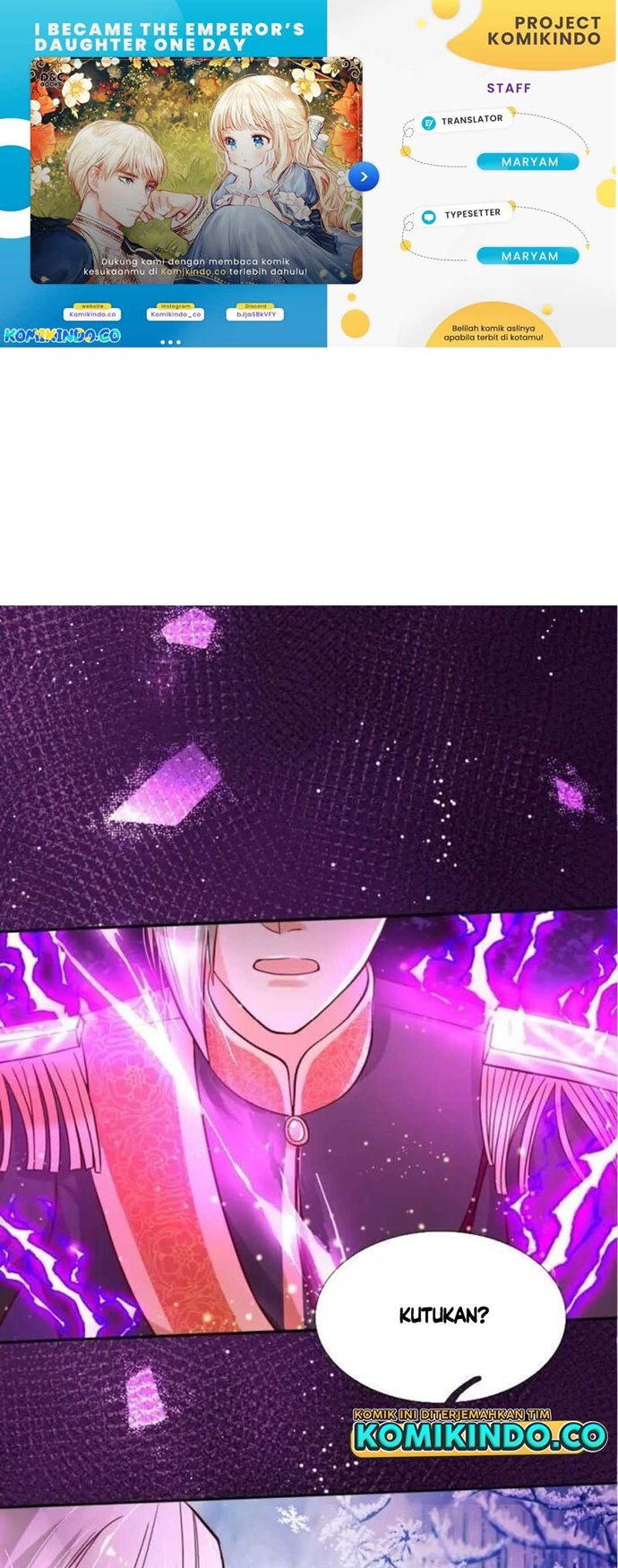 I Became The Emperor’s Daughter One Day Chapter 93 Bahasa Indonesia