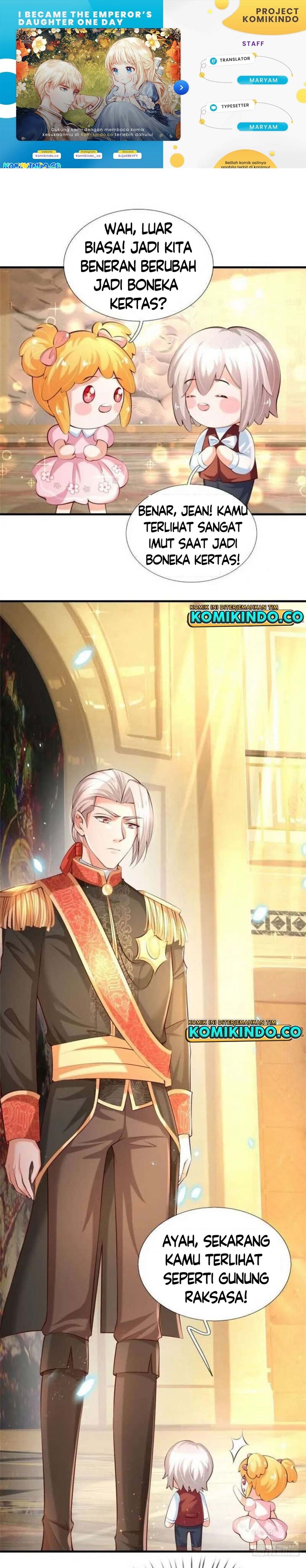 I Became The Emperor’s Daughter One Day Chapter 139 Bahasa Indonesia