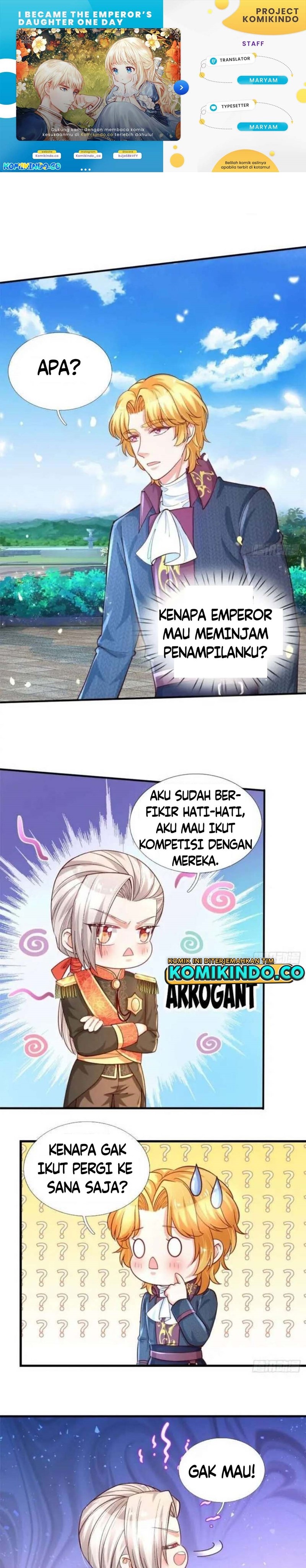 I Became The Emperor’s Daughter One Day chapter 140