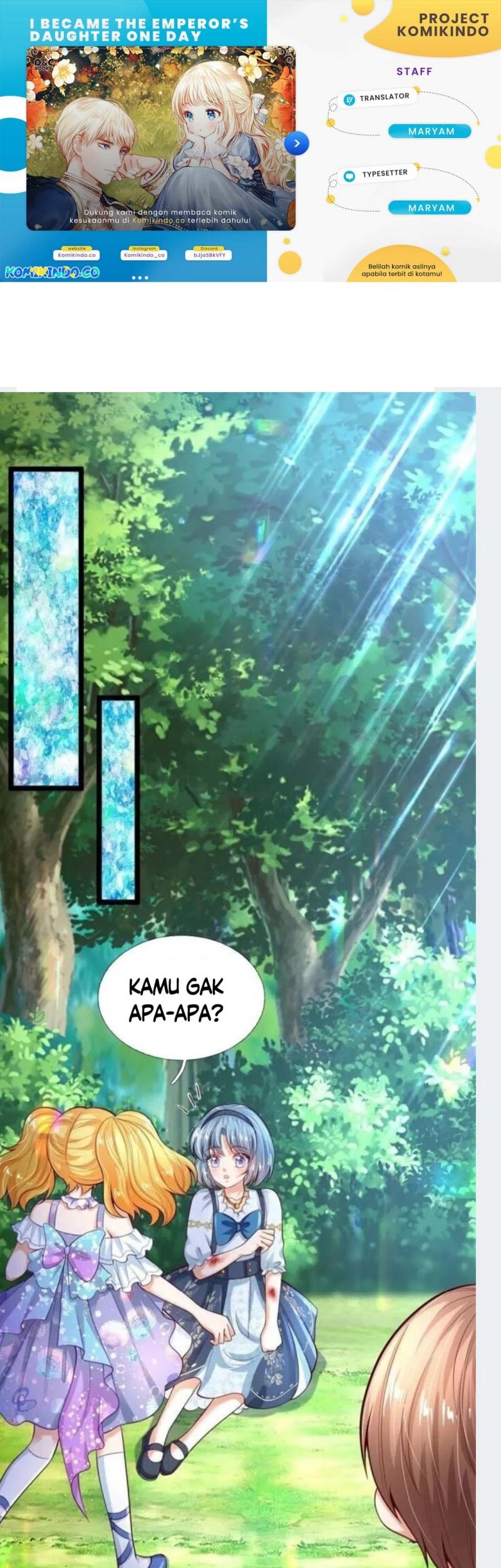 I Became The Emperor’s Daughter One Day chapter 184