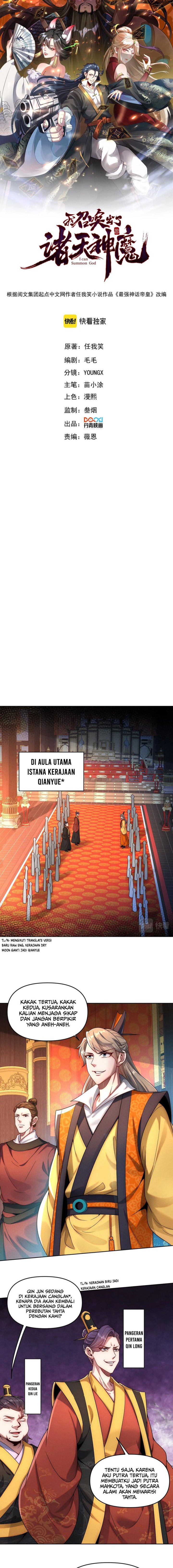 I Can Summon God Chapter 73 Bahasa Indonesia