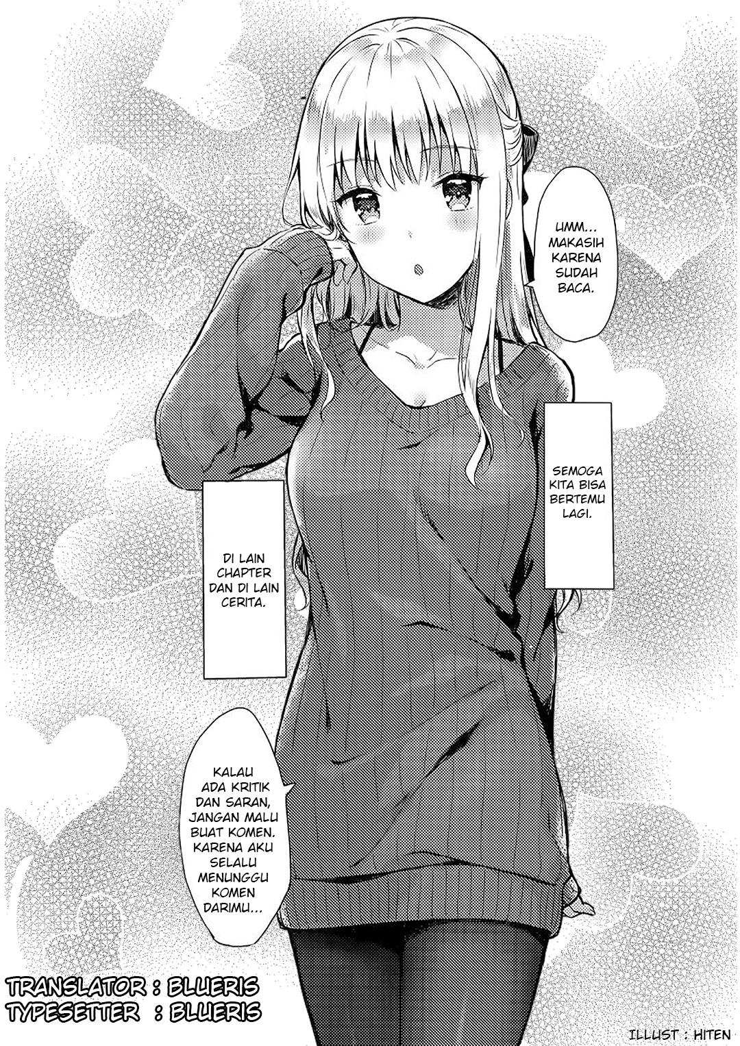 I Don’t Know What My Little Sister’s Friend Is Thinking! Chapter 15 Bahasa Indonesia