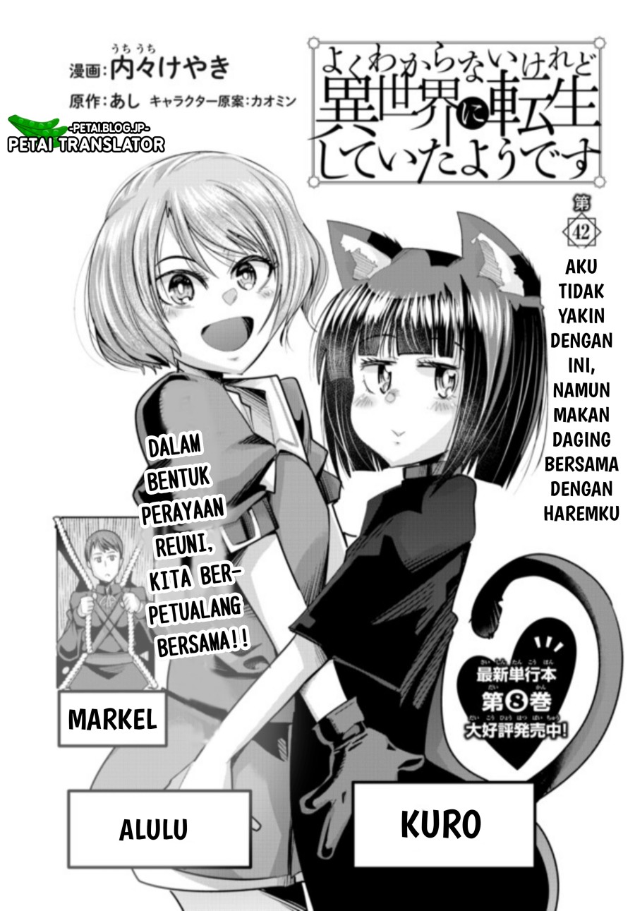 I Don’t Really Get It but It Looks Like I Was Reincarnated in Another World (Yoku Wakaranai keredo Isekai ni Tensei Shiteita You Desu) chapter 42