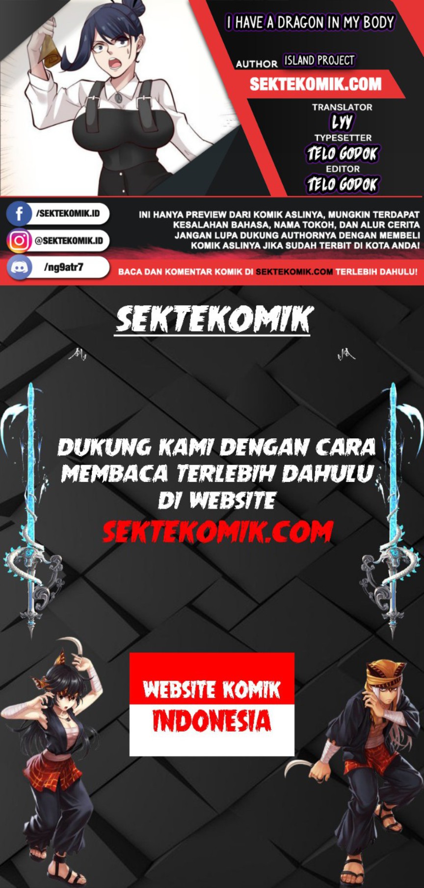 I Have a Dragon on My Body Chapter 522 Bahasa Indonesia