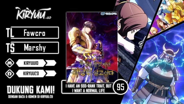 I have an SSS-rank Trait, but I want a Normal Life Chapter 95 Bahasa Indonesia
