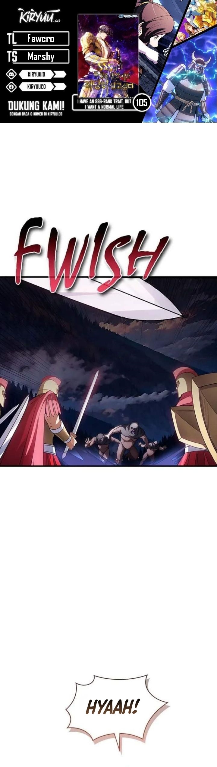 I have an SSS-rank Trait, but I want a Normal Life chapter 105