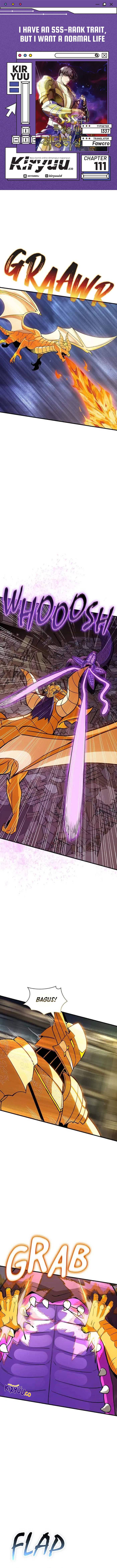 I have an SSS-rank Trait, but I want a Normal Life Chapter 111 Bahasa Indonesia