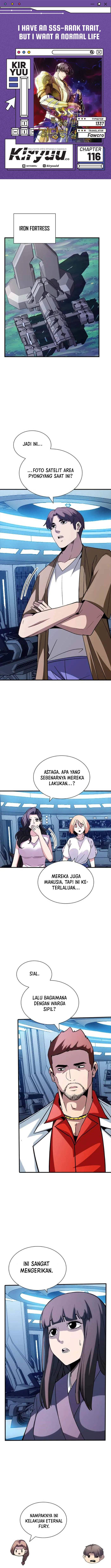 I have an SSS-rank Trait, but I want a Normal Life chapter 116