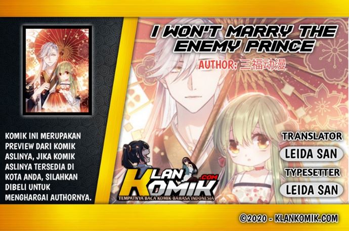 I Won’t Marry The Enemy Prince chapter 43