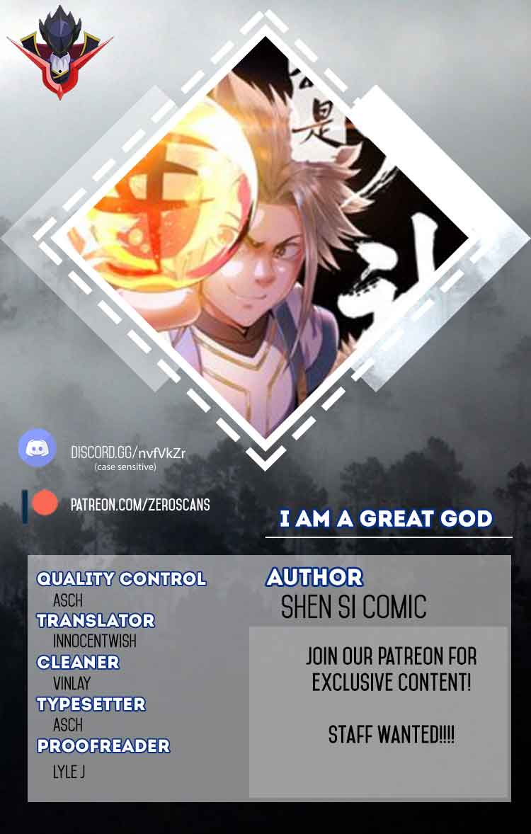 I am a Great God Chapter 00 Bahasa Indonesia